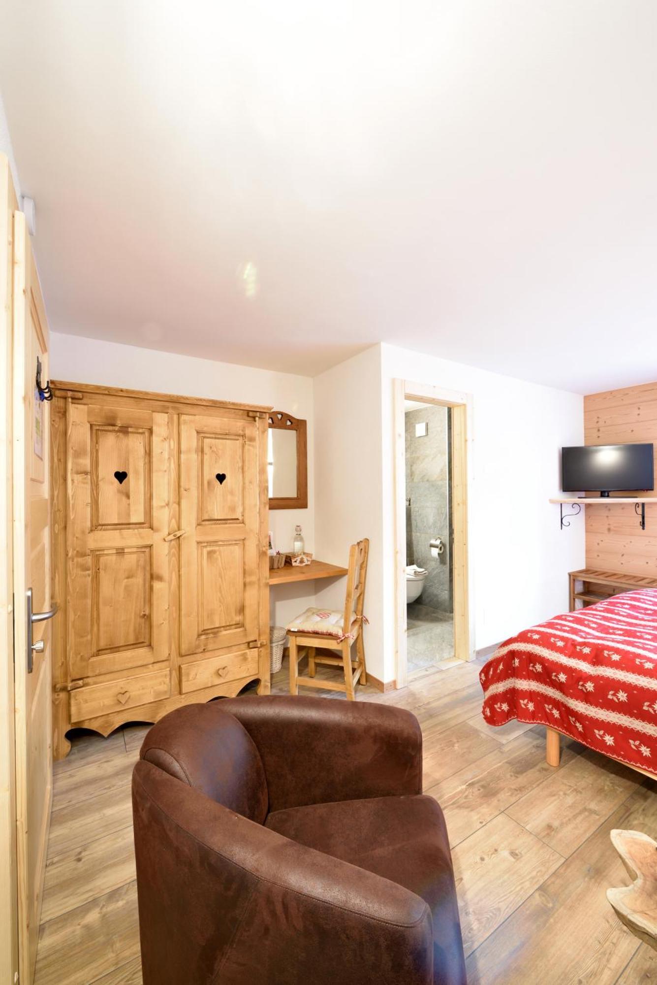 Hotel Les Melezes Haudères Pokoj fotografie