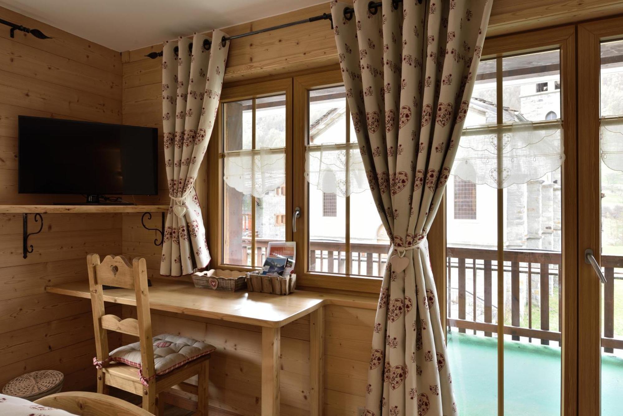 Hotel Les Melezes Haudères Pokoj fotografie